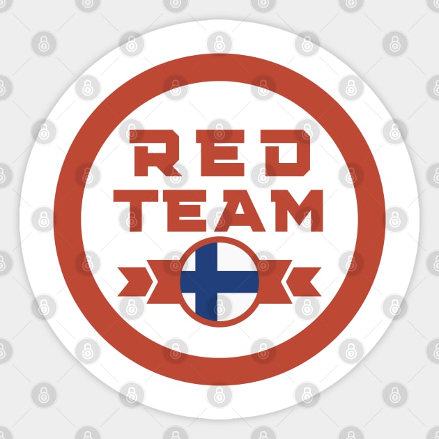 Cybersecurity Red Team Finland Gamification Badge CTF Sticker by FSEstyle